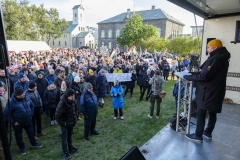 Mótmæli á austurvelli
