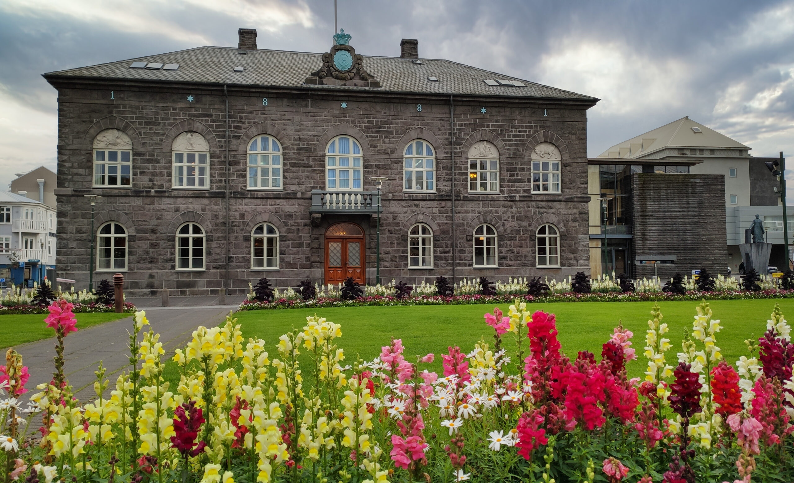 Fundað með formönnum flokkanna
